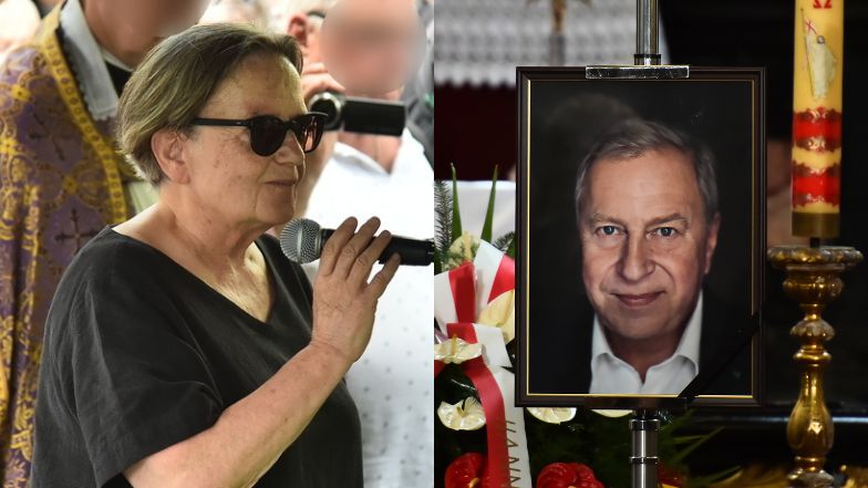 Agnieszka Holland wygłosiła przemową na pogrzebie Jerzego Stuhra