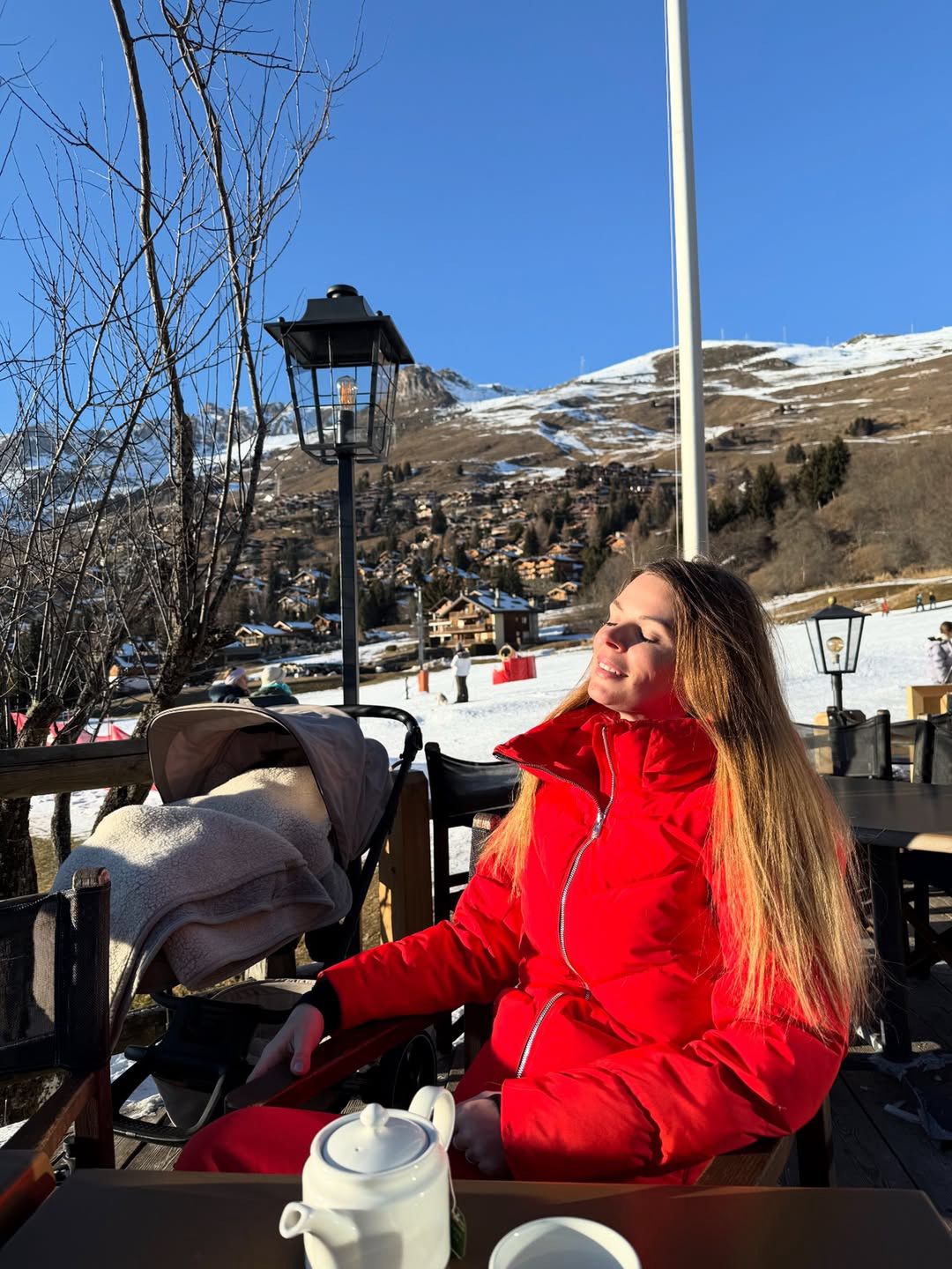 Małgorzata Tomaszewska na stoku z ukochanym