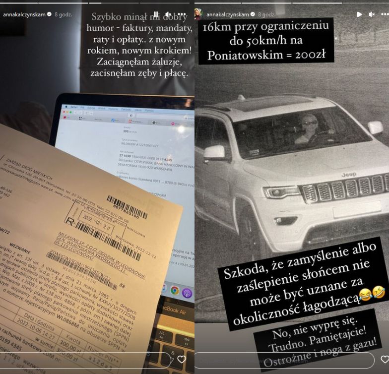 Anna Kalczyńska chwali się mandatem