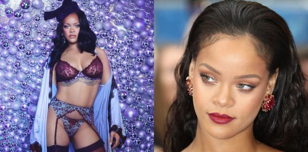 Rihanna pręży się przed obiektywem w DRAPIEŻNEJ bieliźnie. Jest ogień? (FOTO)