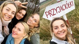 Uradowana Małgorzata Socha ogłasza POWRÓT na plan "Przyjaciółek"