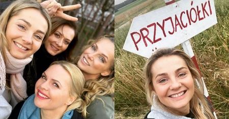 Uradowana Małgorzata Socha ogłasza POWRÓT na plan "Przyjaciółek"