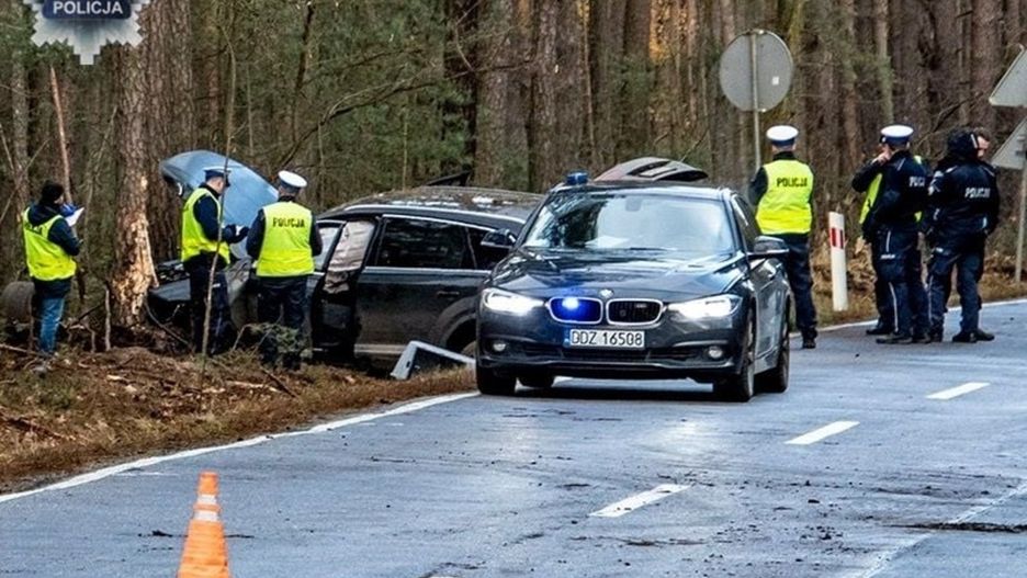 wypadek polkowice