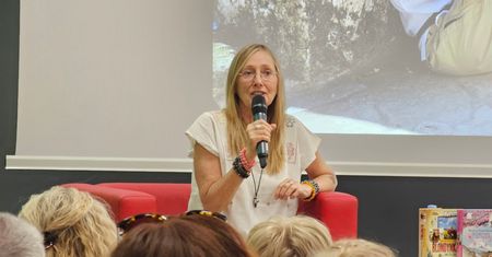 Beata Pawlikowska po raz pierwszy odwiedziła Włocławek