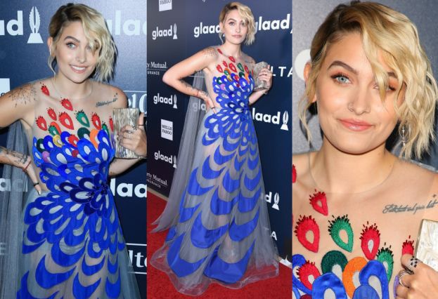 18-letnia Paris Jackson w przezroczystej sukience na czerwonym dywanie (ZDJĘCIA)