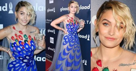 18-letnia Paris Jackson w przezroczystej sukience na czerwonym dywanie (ZDJĘCIA)