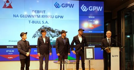T-Bull zadebiutował na giełdzie. Nie dał zarobić