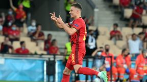 Groził zerwaniem siatki. Efektowny strzał dał prowadzenie Belgii (wideo)