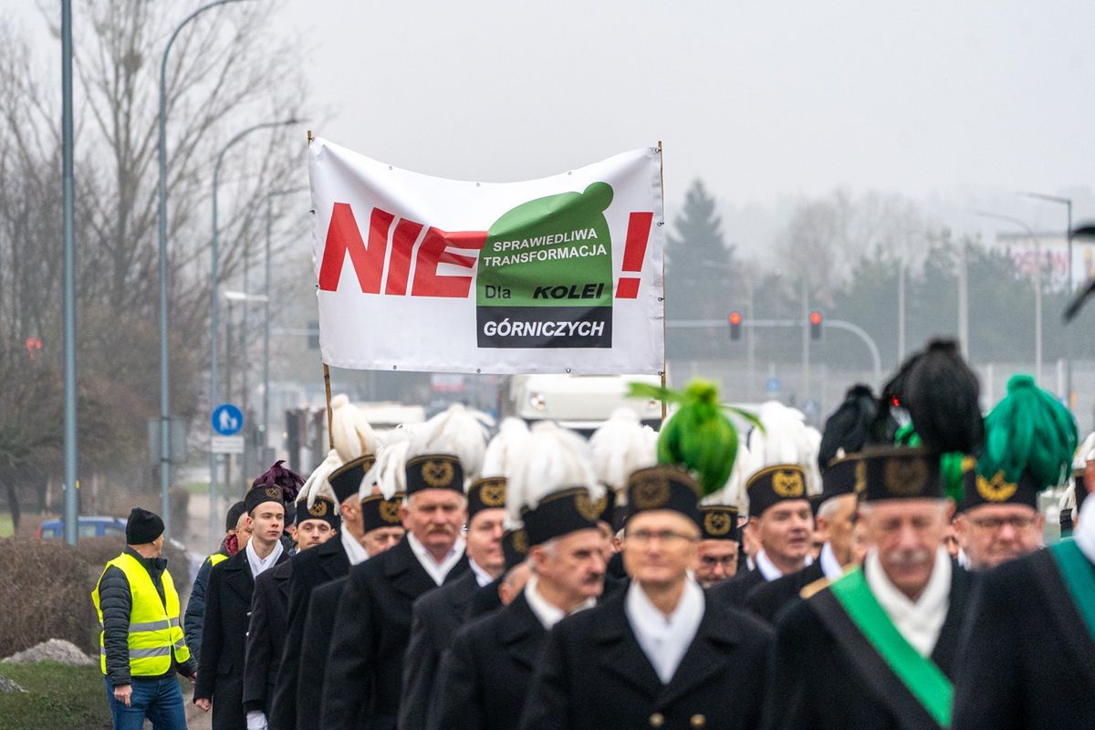 Konin: Protest podczas Barbórki. Kolejarze walczą o emerytury