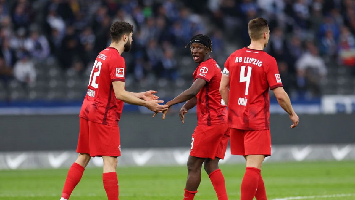 Getty Images / Maja Hitij / Na zdjęciu: piłkarze RB Lipsk