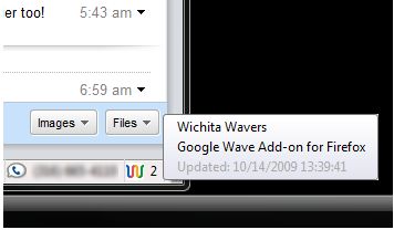 Wygodne powiadomienia Google Wave w Firefoksie 1