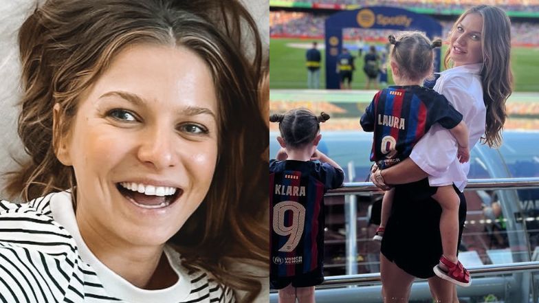 Anna Lewandowska udostępnia zdjęcie Klary i Laury w BLIŹNIACZYCH sukienkach, pokazując jednocześnie ich TWARZE (FOTO)