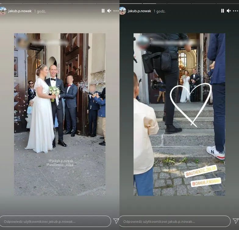 Ślub Julii Królikowskiej