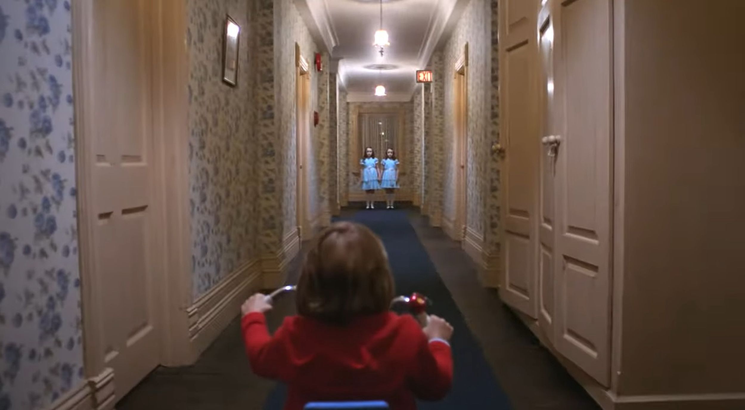 Scena z filmu "Lśnienie" (1980 r.)