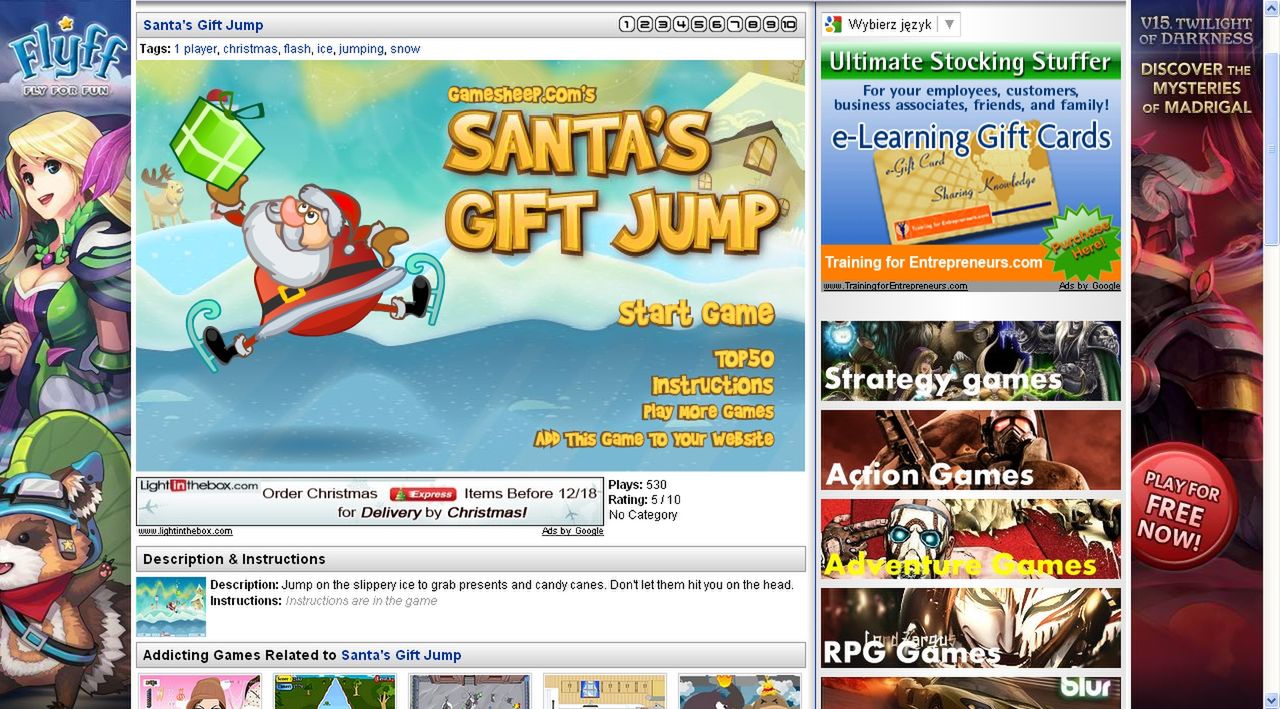 Santa's Gift Jump