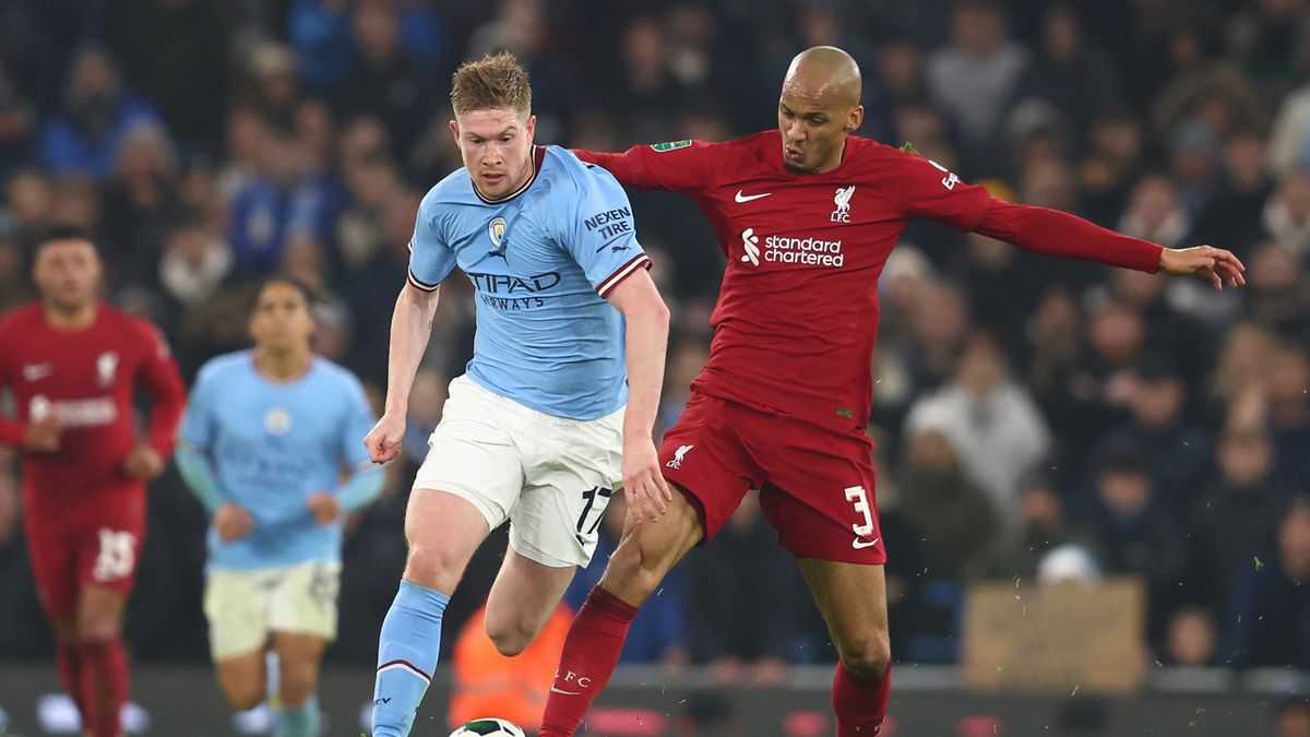 Getty Images / Chris Brunskill/Fantasista / Na zdjęciu: Kevin De Bruyne (z lewej) i Fabinho