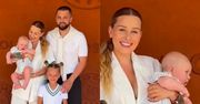 Wystrojeni Andziaks i Luka lansują się z córką i niespełna PÓŁROCZNYM SYNKIEM na Roland Garros. Stylowa rodzinka? (FOTO)