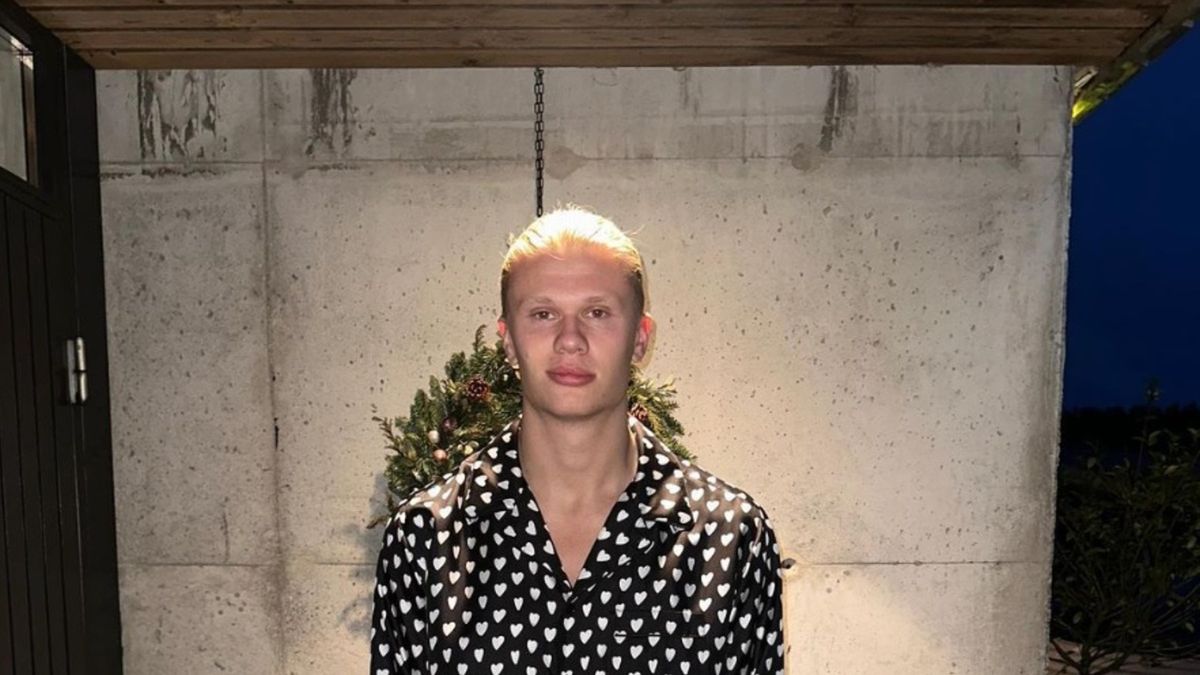 Erling Haaland w święta Bożego Narodzenia