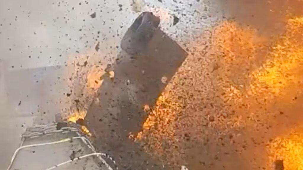 Test drona morskiego przez francuską Marine nationale.