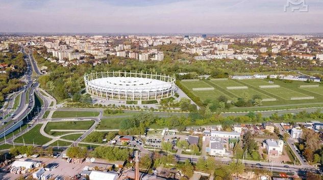 Projekt nowego stadionu w Lublinie