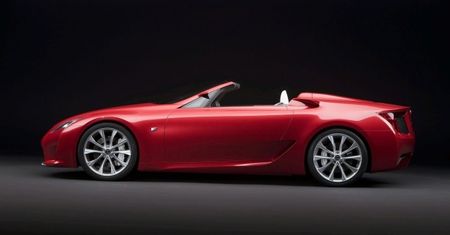 Lexus LFA Roadster wstrzymany