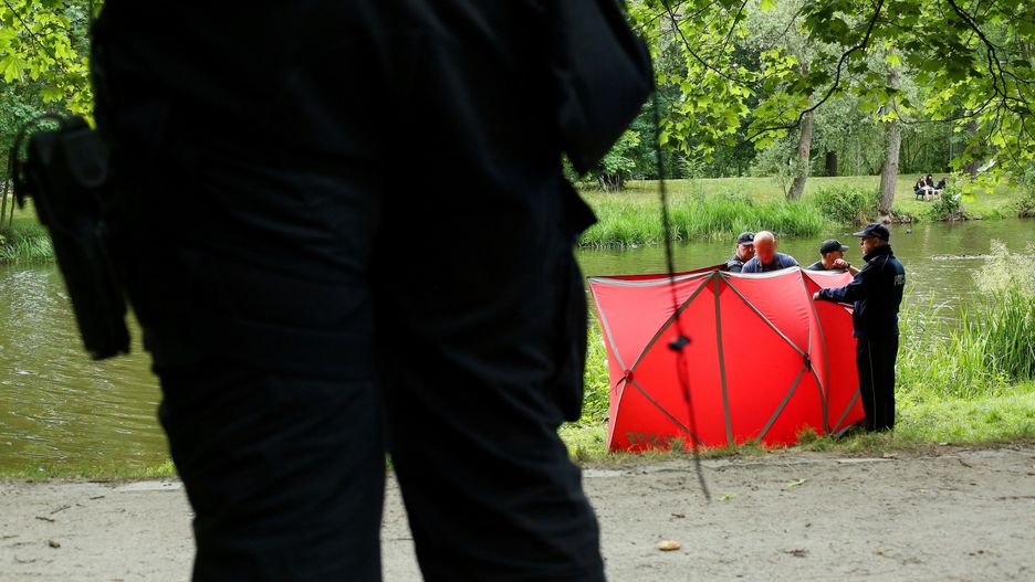 Miejsce utonięcia kobiety w Kaliszu