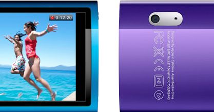 Jakość filmów nagrywanych przy użyciu iPodów nano 5G