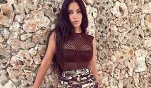 Kim Kardashian znowu zachwyciła! Ten kostium nie zasłonił zbyt wiele