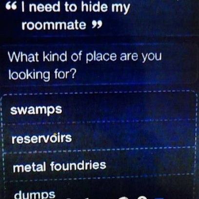 Gdzie ukryć zwłoki? Siri znajdzie ci najlepsze miejsce...