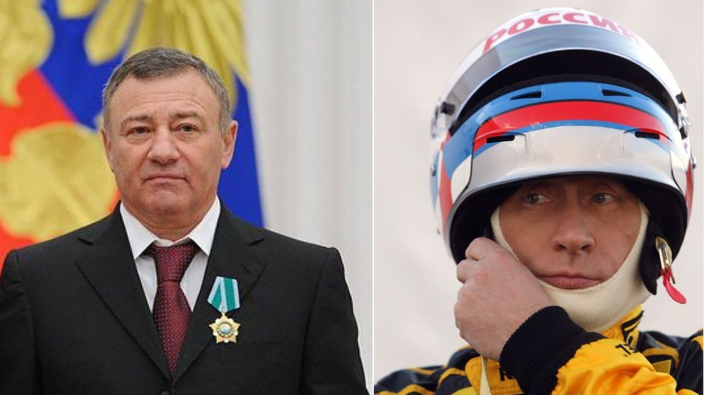 Arkady Rotenberg oraz Władimir Putin