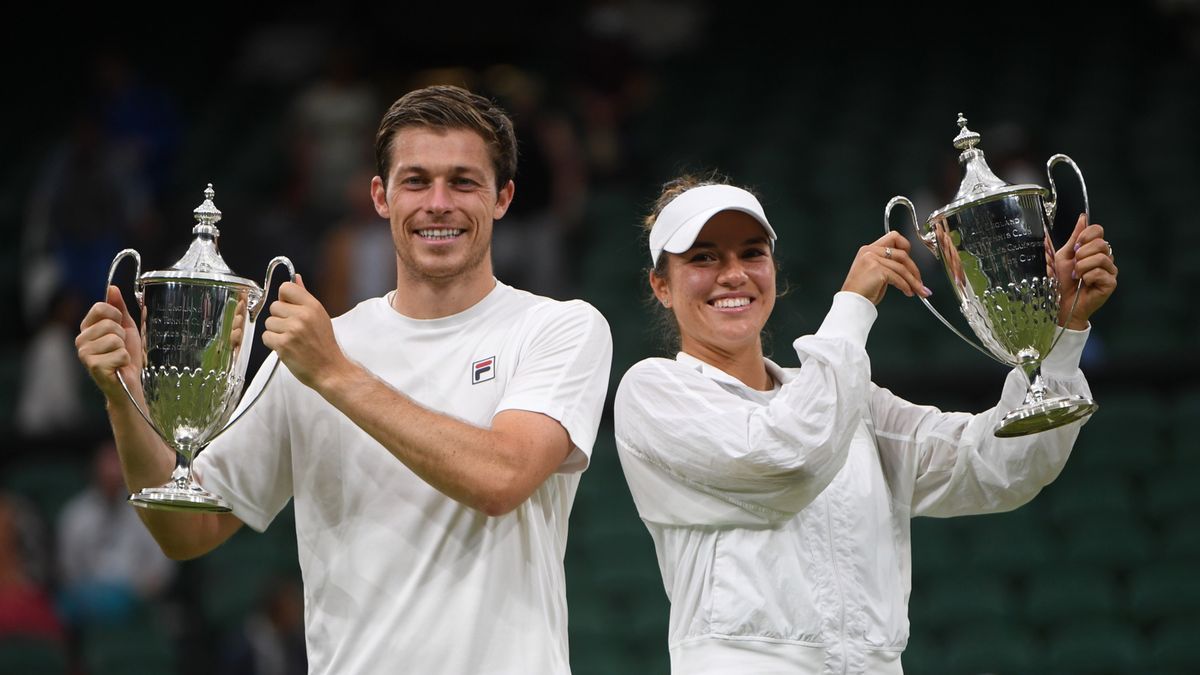 Neal Skupski i Desirae Krawczyk, mistrzowie Wimbledonu 2021 w grze mieszanej