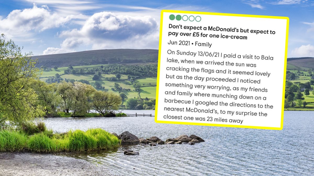 Nie spodobało mu się jezioro. O wszystko obwinił "mafię spożywczą"