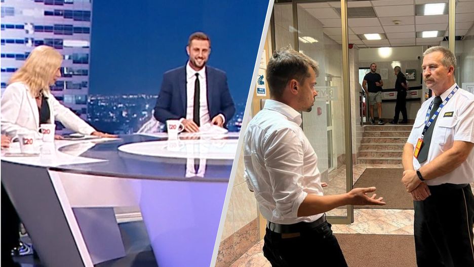 Michał Kołodziejczak nie został wpuszczony do studia TVP
