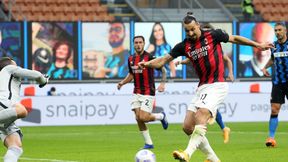 Serie A. Inter Mediolan - AC Milan. Zlatan Ibrahimović zakpił z Romelu Lukaku