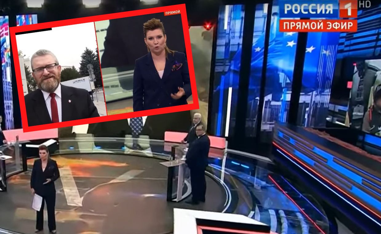 Braun w telewizji Putina. Skandal z udziałem posła Konfederacji