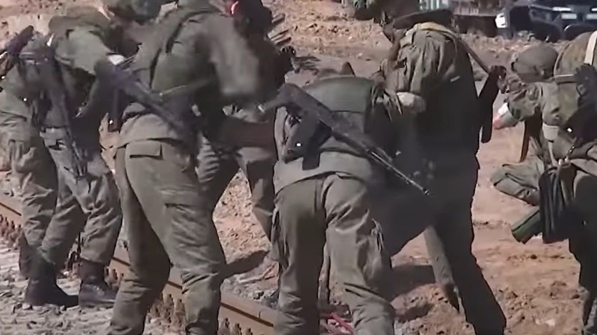 Rosyjscy żołnierze 