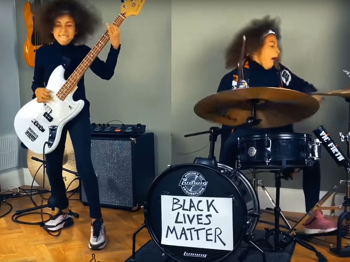 Niesamowita 10-latka gra Rage Against the Machine na gitarze, basie i perkusji