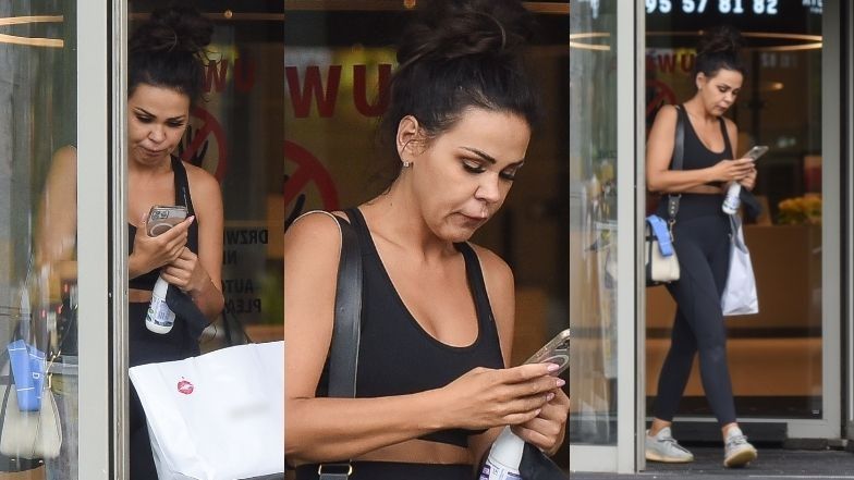 Sylwia Bomba wychodzi z treningu do "Tańca z gwiazdami"