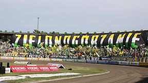 Oprawa z meczu SPAR Falubaz Zielona Góra - Fogo Unia Leszno