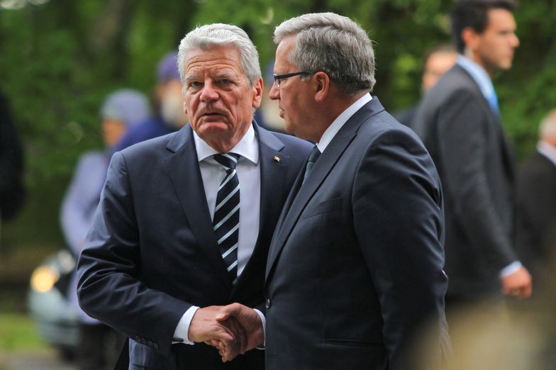 Joachim Gauck i Bronisław Komorowski