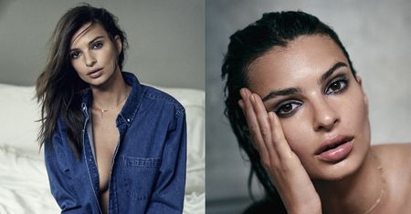 Zmartwiona Ratajkowski pozuje w wannie...