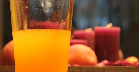 Napój pomarańczowy w proszku o obniżonej zawartości kalorii