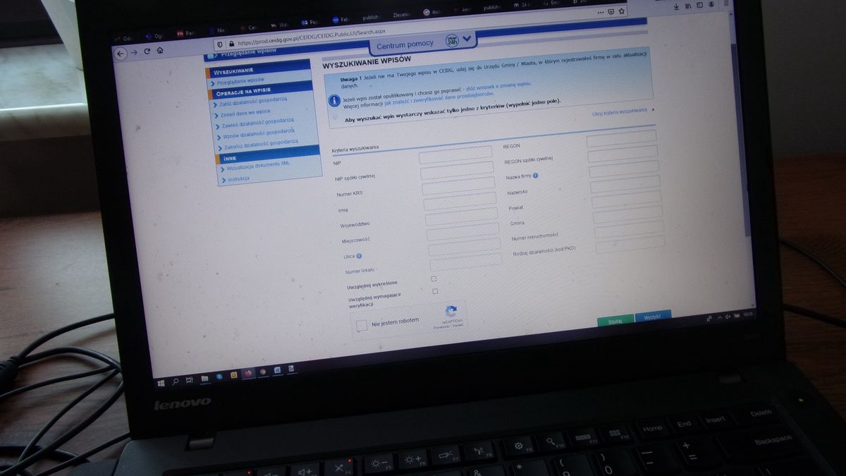System CEIDG zostanie wchłonięty przez 