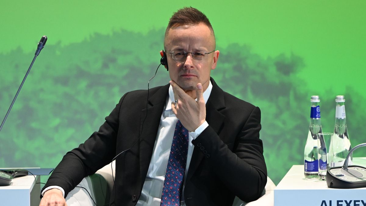 SOCHI, RUSSIA - MARCH 25: Hungarian Foreign Minister Peter Szijjarto attends the International ATOMEXPO-2024 Forum in Sochi, Russia on March 25, 2024. (Photo by Ercin Erturk/Anadolu via Getty Images)