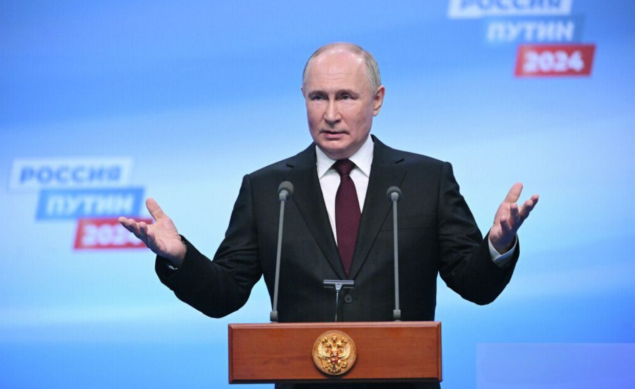 Putin addresses military operations and election amid tensions