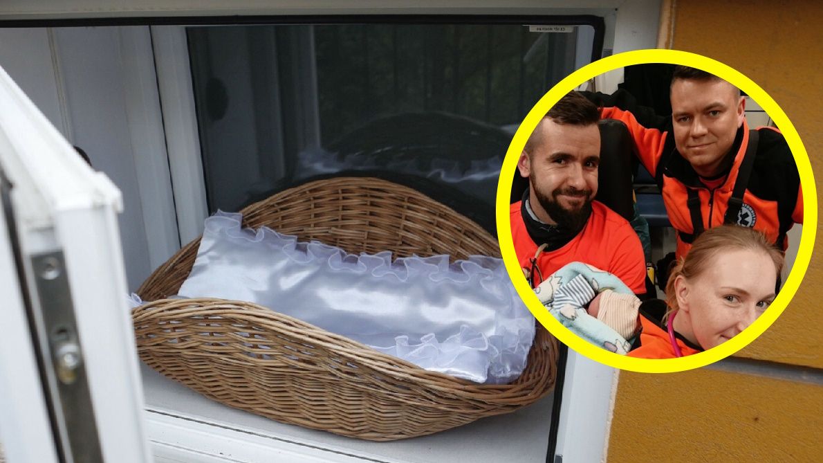 Znaleźli niemowlę w oknie życia. Dostało imię po jednym z ratowników