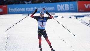 Biathlon. Sturla Holm Laegreid potwierdził wysoką formę. Trzecia wygrana Norwega