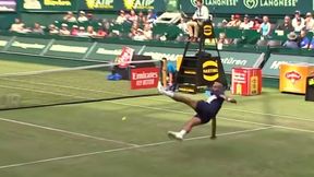 ATP Halle: niecodzienny moment podczas meczu Francuzów. Tsonga i Paire jak piłkarze! (wideo)