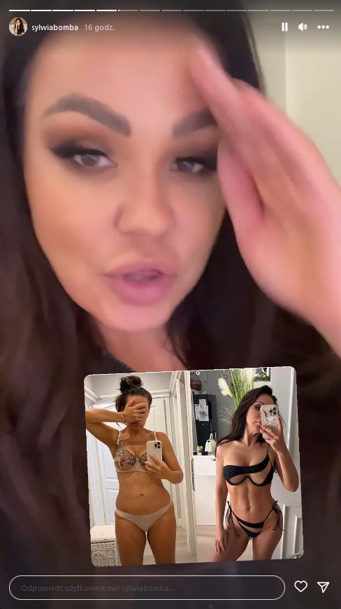 Sylwia Bomba pokazuje zdjęcia z czasu, gdy była w najgorszej i najlepszej formie