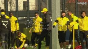 Trening Borussii Dortmund przed meczem z Bayernem Monachium